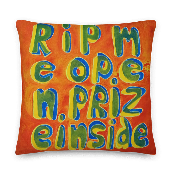 Rip Me Open Prize Inside Pillow (2-sided) product image (2)