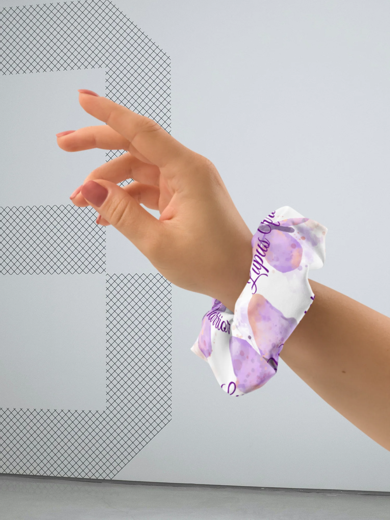Lupus Warrior Purple Butterfly Scrunchie product image (3)