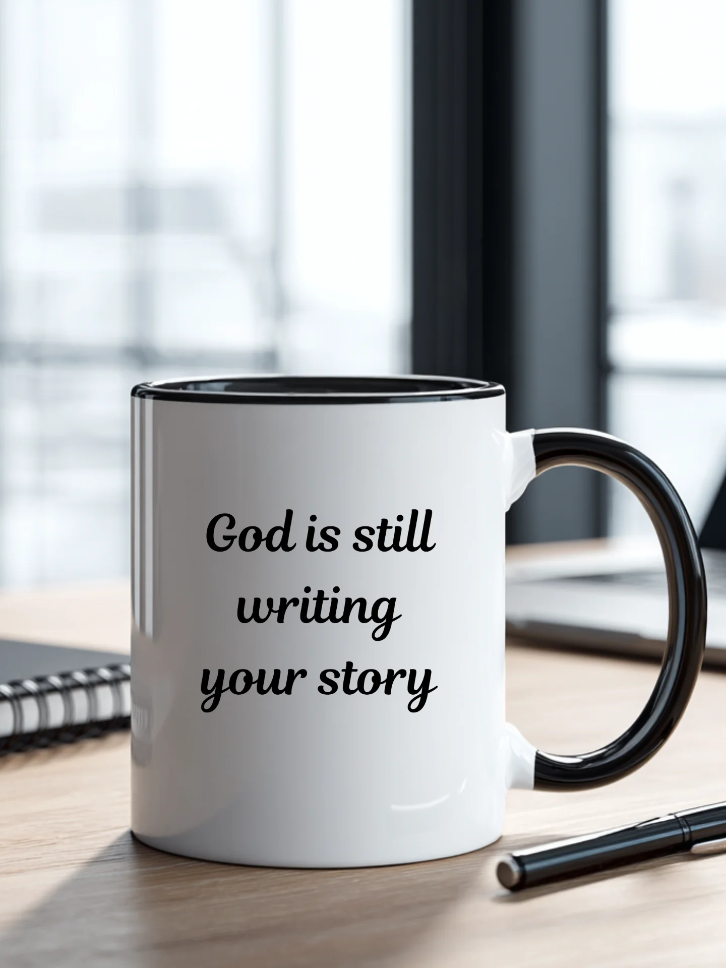 God Is Still Writing Your Story Christian Inspirational Coffee Mug | Faith Gift | Kingdom Life Co. product image (1)