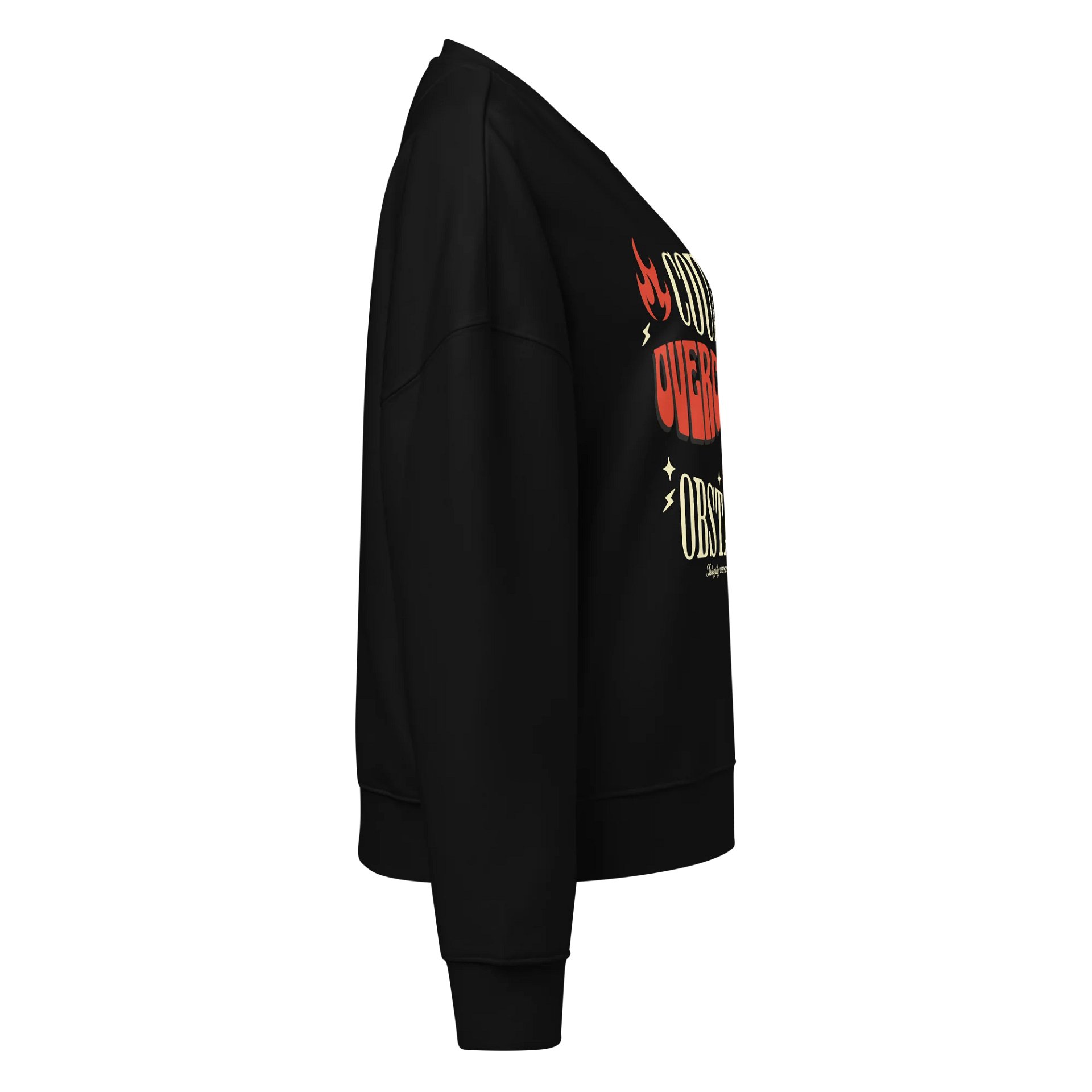 Courage Overcomes all Obstacles Women's Crewneck Sweatshirt product image (4)
