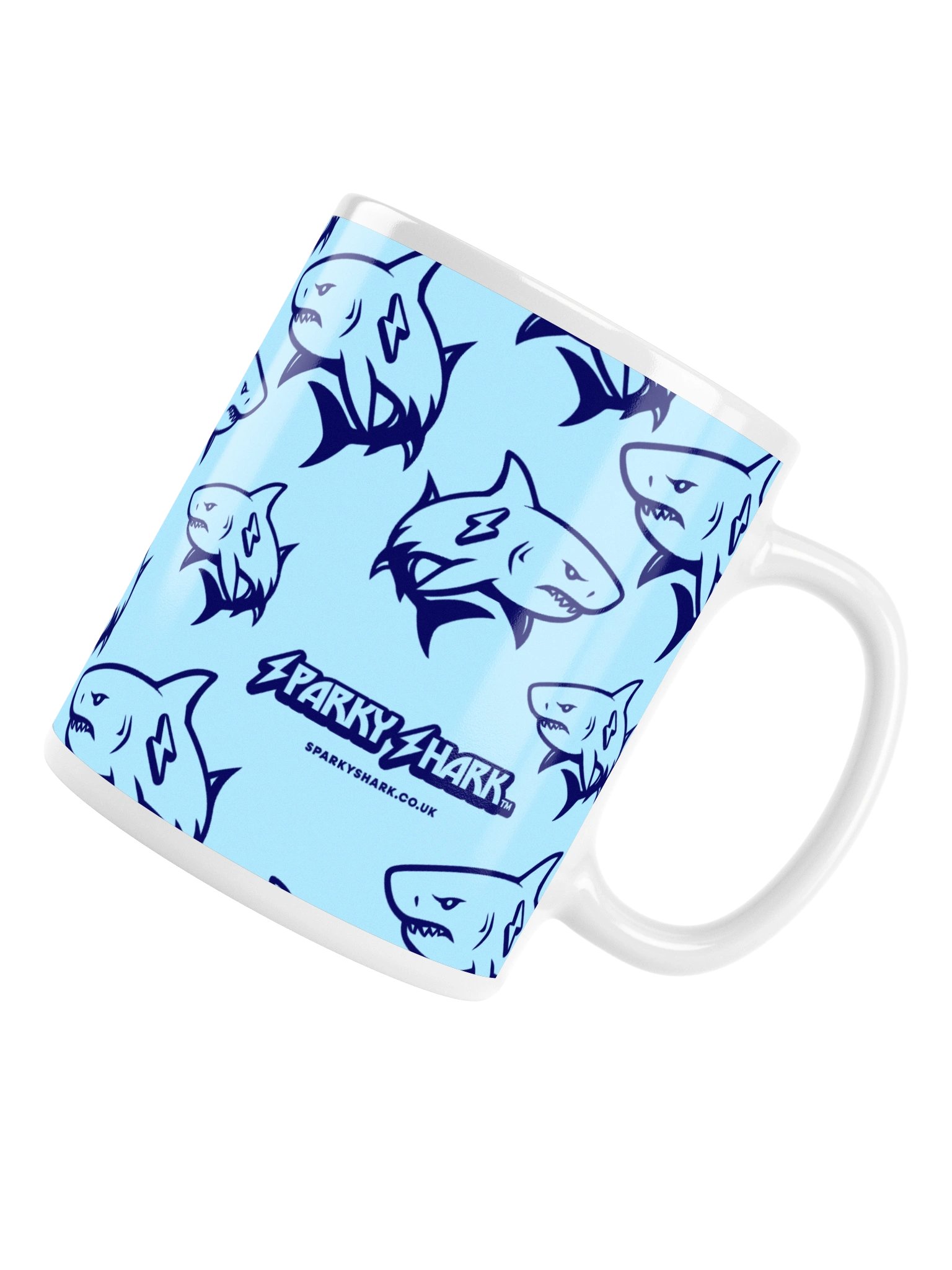 Giant Shark Pattern Mug Blue product image (6)