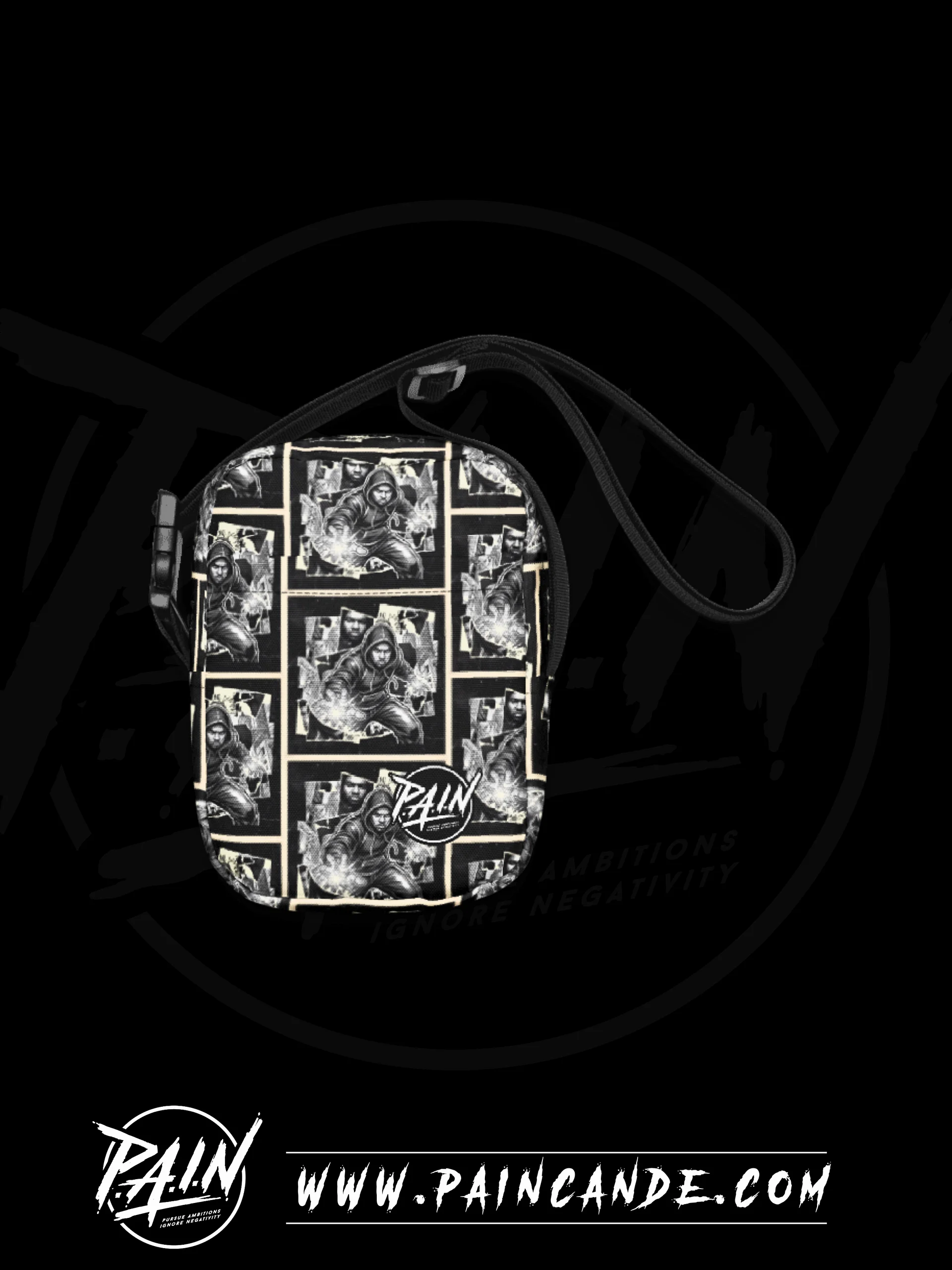 Gritty Hood Collage Crossbody Bag product image (1)