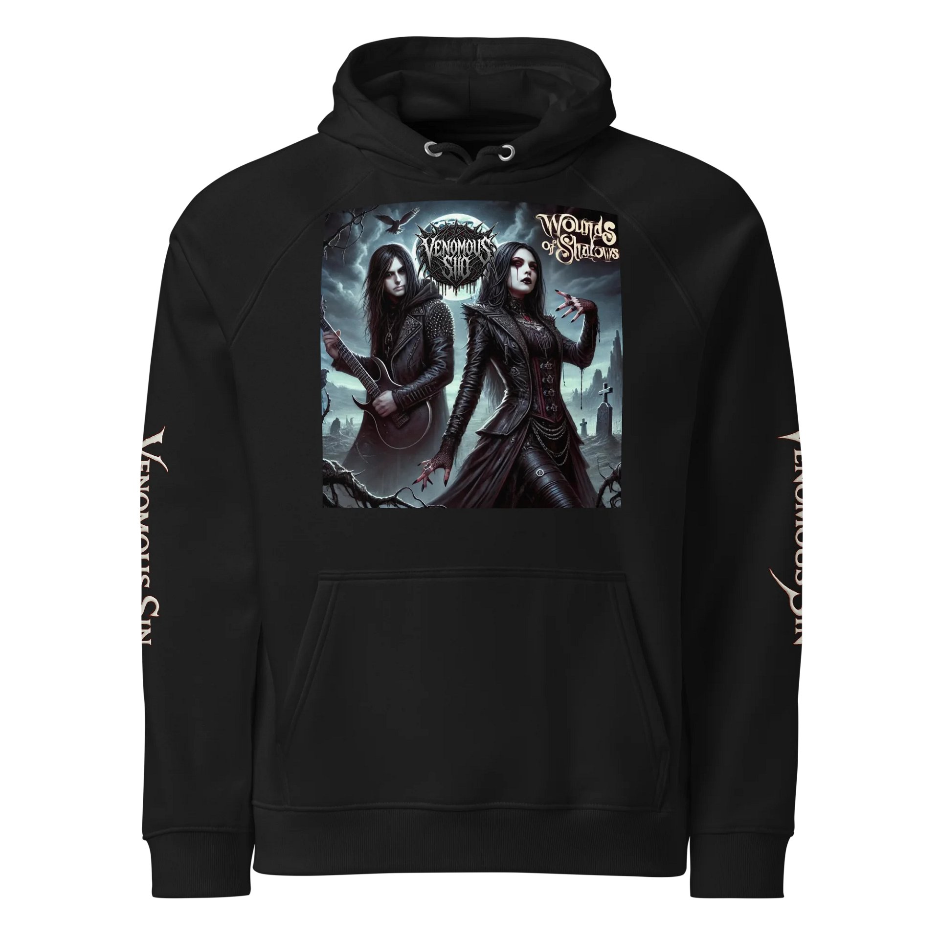 Wounds of Shadows Unisex Raglan Hoodie product image (1)