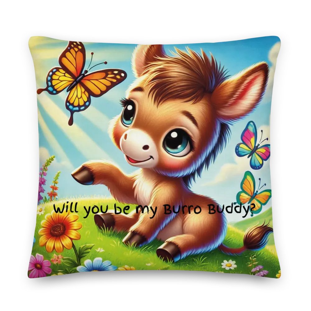Whimsical Burro Buddy Pillow product image (2)