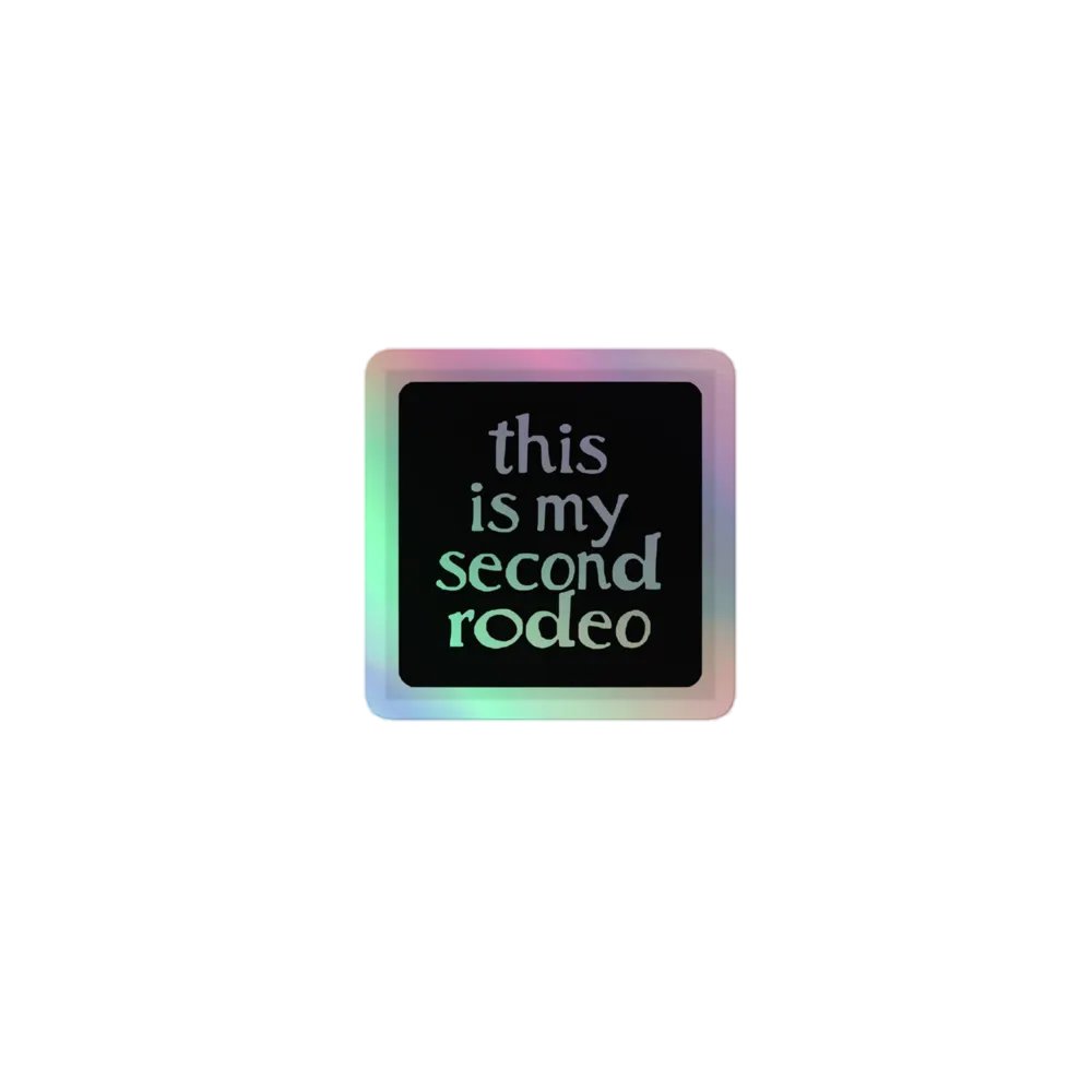 Second Rodeo Holographic Sticker Set product image (1)