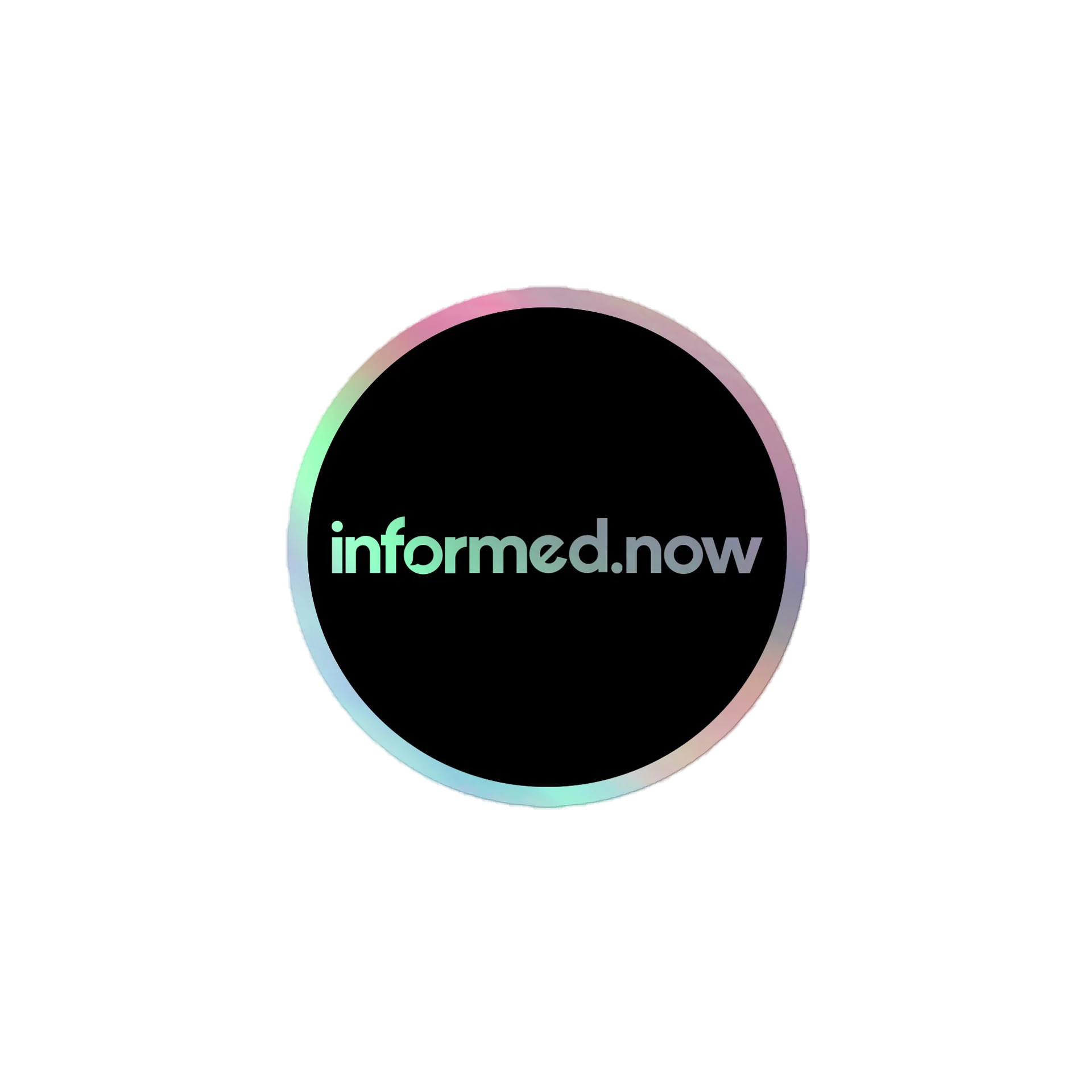 informed.now Black Sticker (Limited Edition) product image (1)