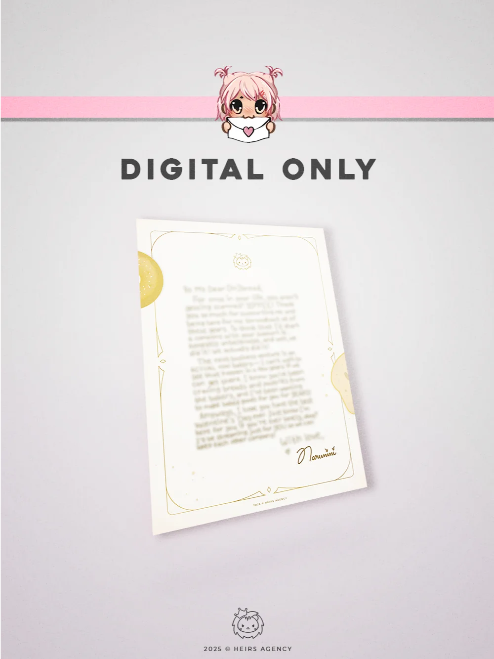 Narunini White Day Bundle - Physical Photocard, Digital Photocard, Voice Pack, and Love Letter product image (3)