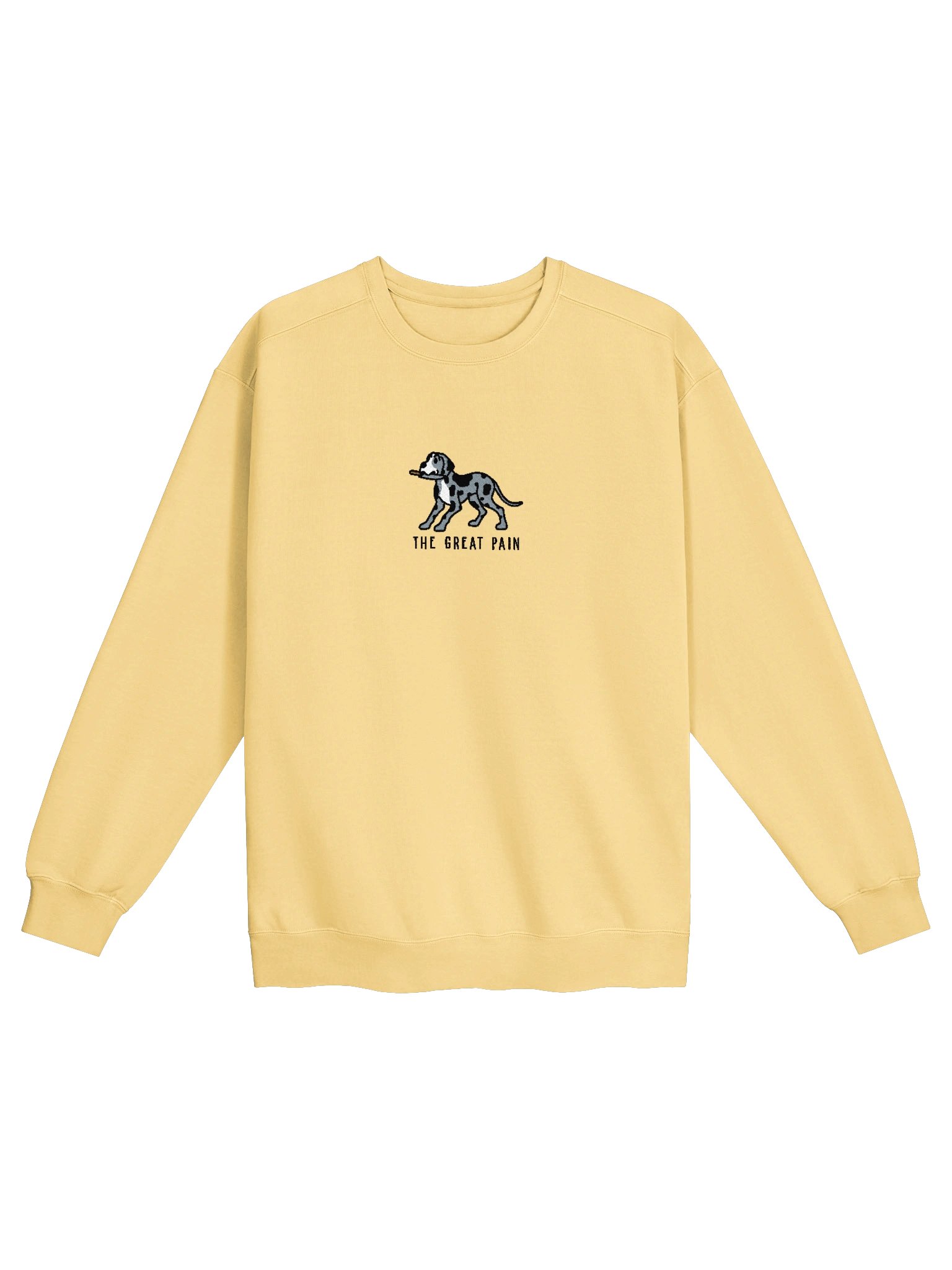 The Great Pain Funny Chibi-Style Embroidered Premium Sweatshirt for Great Dane(Blue Merle) Owners product image (41)