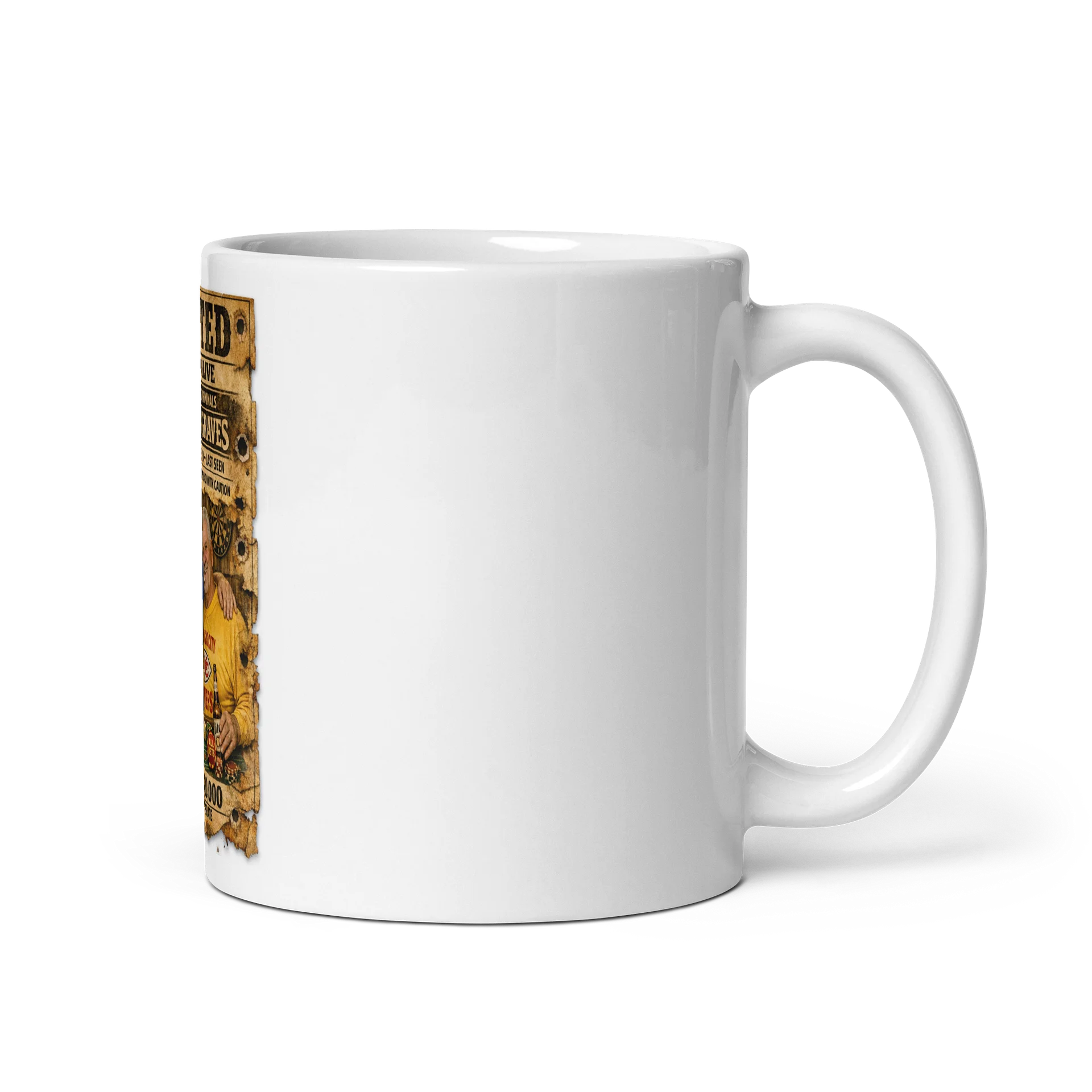 Wanted Outlaws Glossy Mug product image (1)