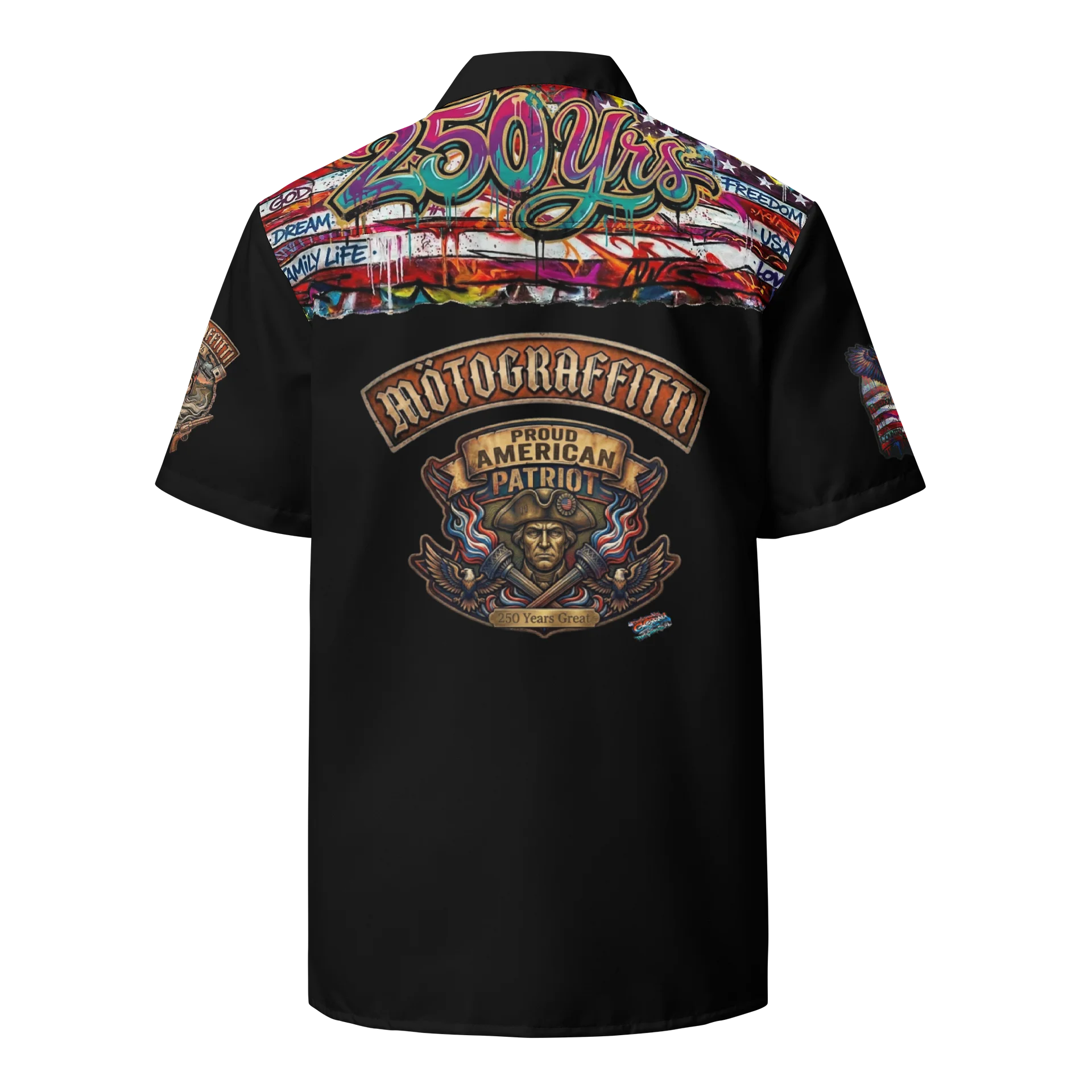MötoGraffitti Proud American Club Shirt the 250 yr USA Limited Edition product image (2)