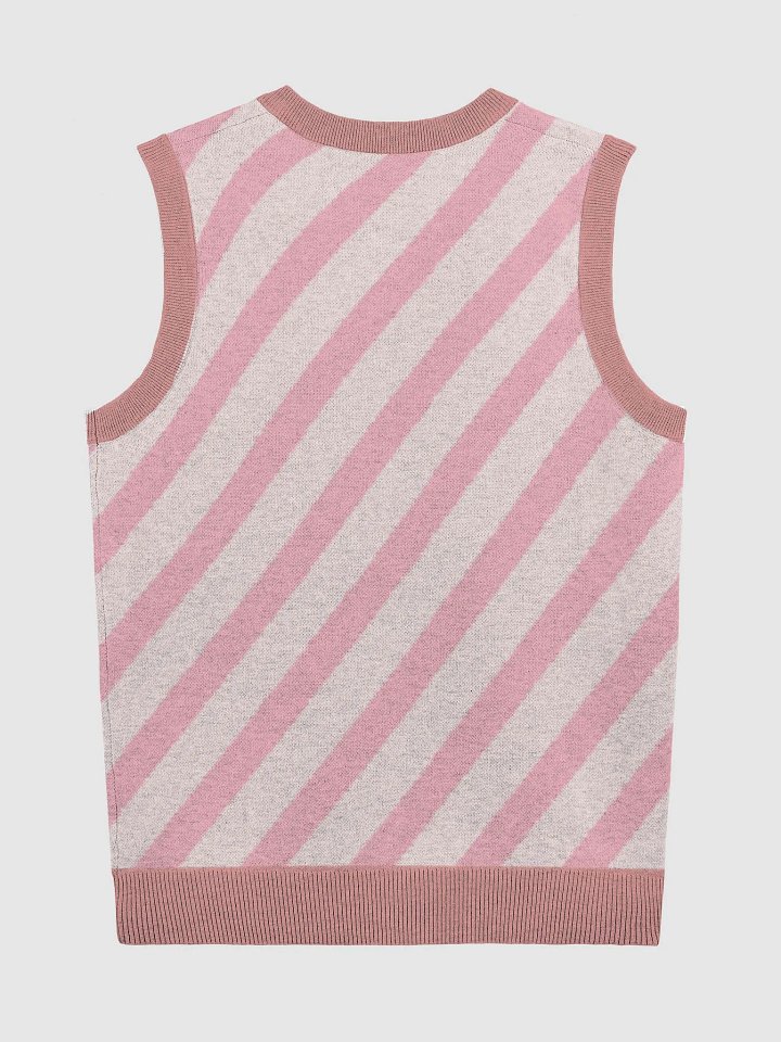 TeddyChan Stripe Vest - Pink product image (6)