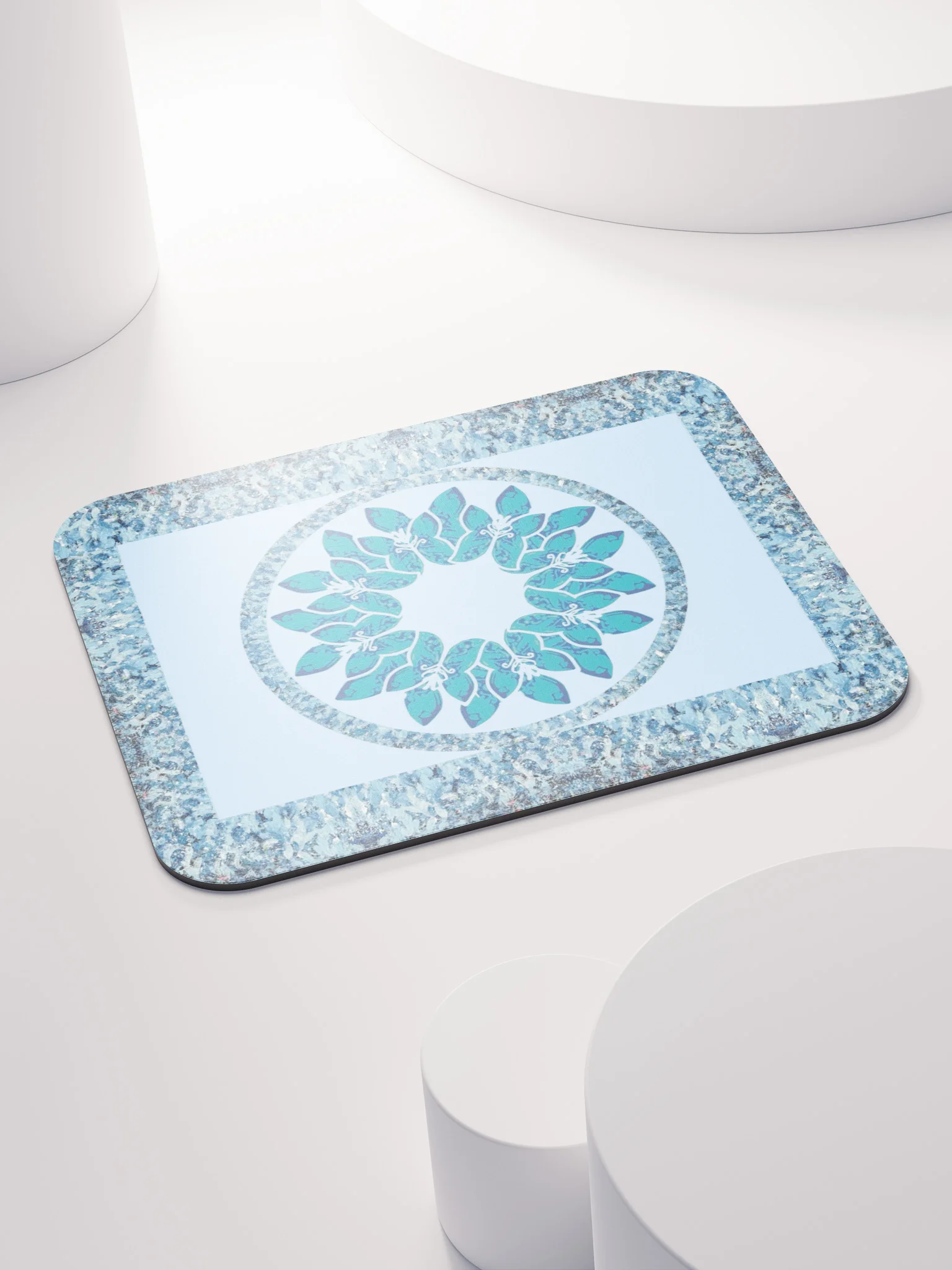 Circle Flower mouse pad product image (3)