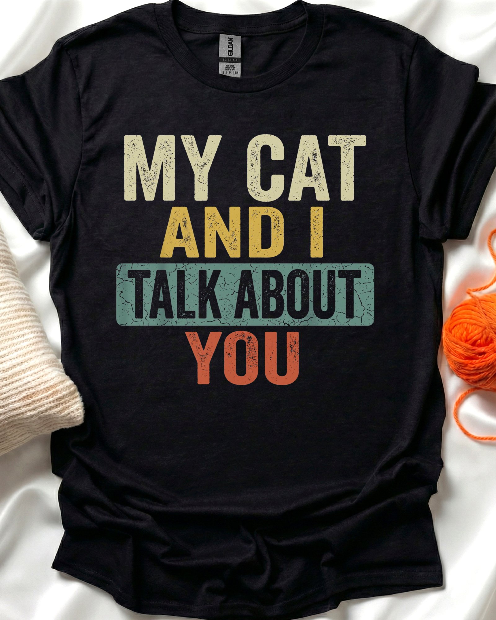 Funny Talking Cat T-Shirt product image (2)