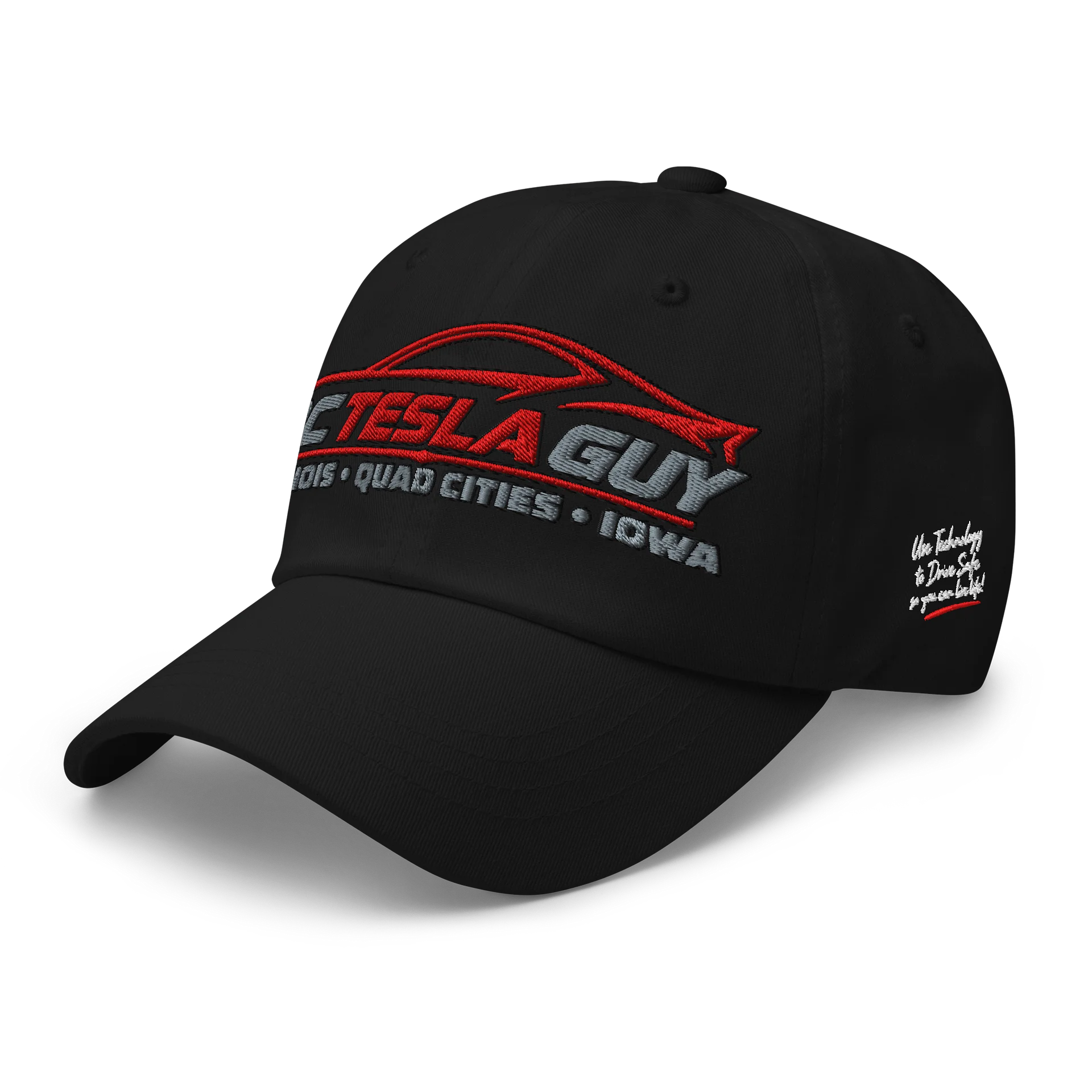 QC Tesla Guy Dad Hat product image (4)