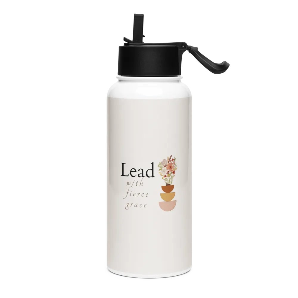 Stainless Steel Water Bottle with a Straw Lid SWFB0128 product image (1)