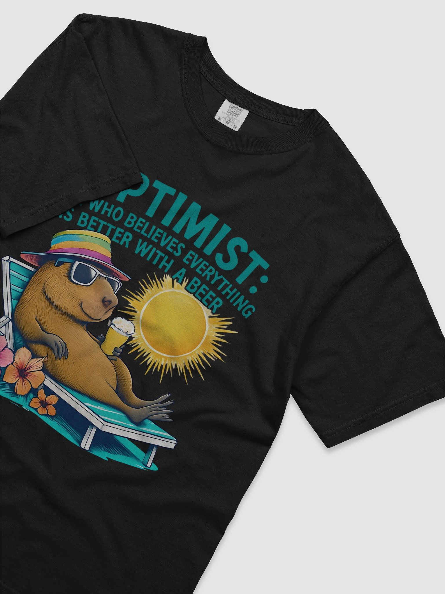 Hoptimist Tee – Good Vibes, Great Hops product image (3)