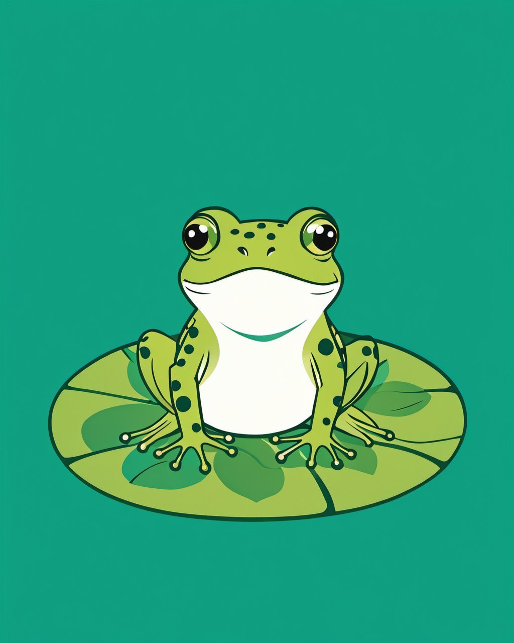 Bold Flat Frog Pop Art product image (7)