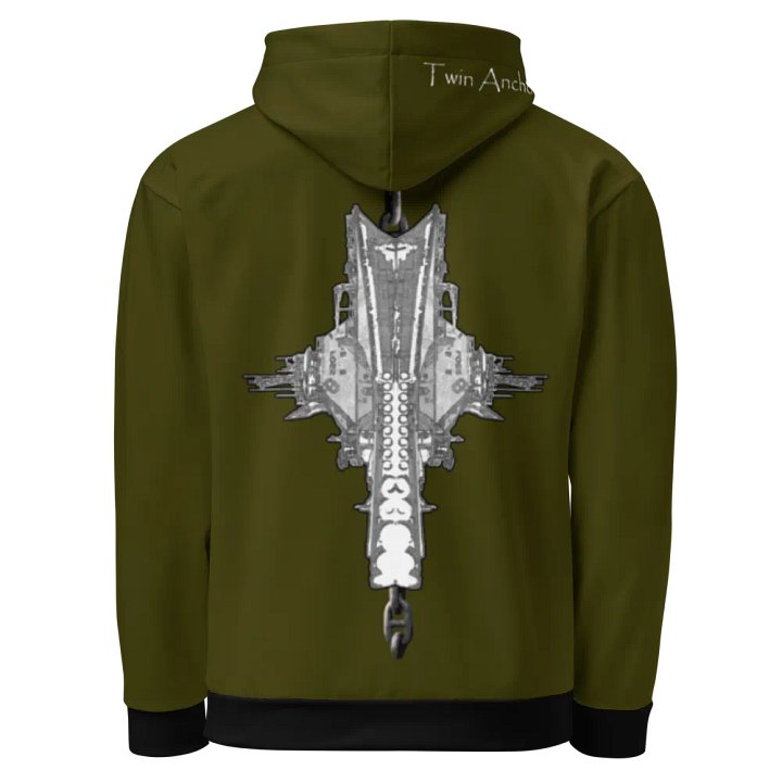 Mirrored Foss Tug & Barge Bridal Chain (Green) – Performance Marine Wear | Twin Anchor Apparel North Current Line product image (1)