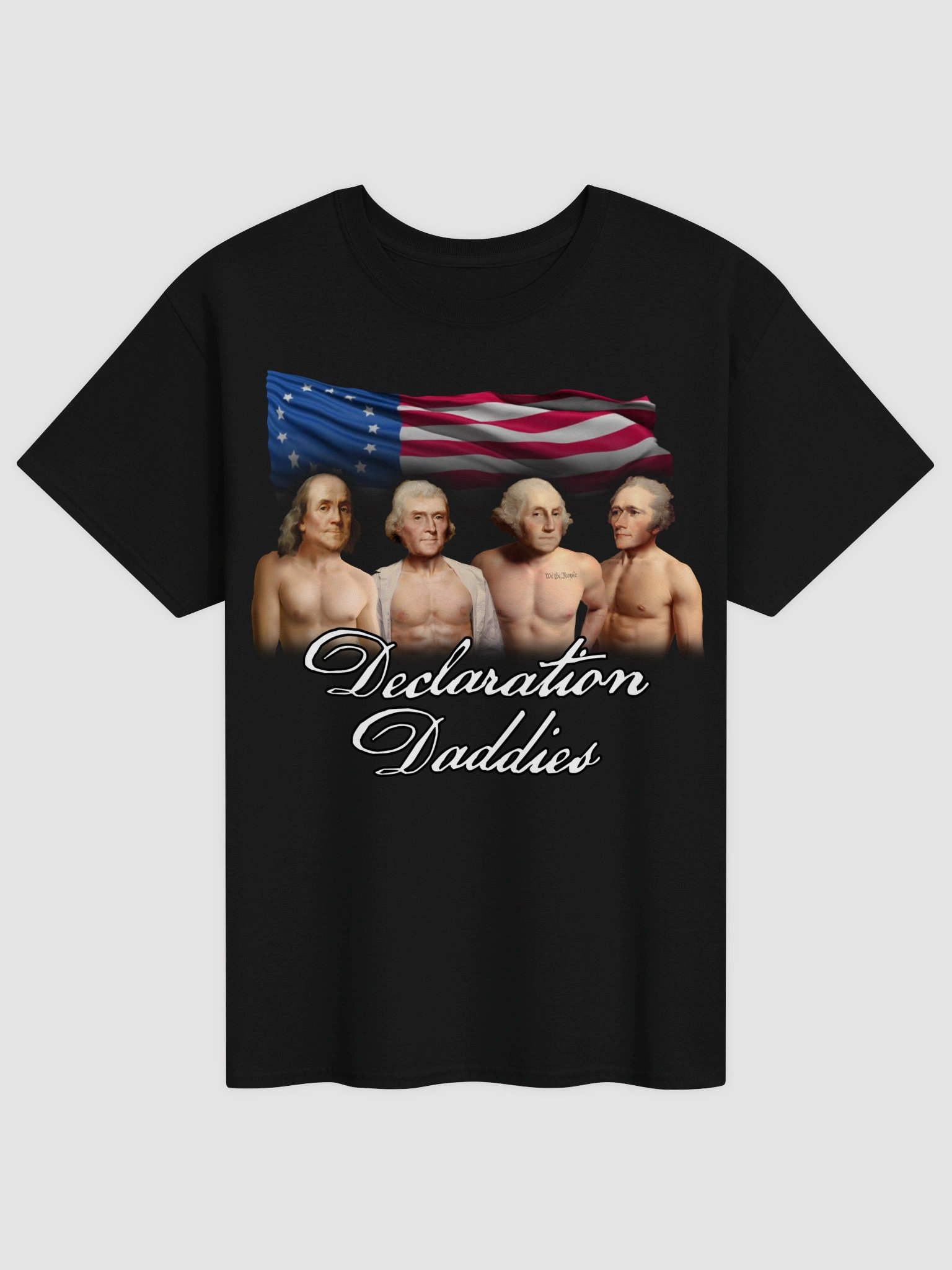 Declaration Daddies - Funny 4th of July Founding Fathers America 250 T-Shirt product image (1)