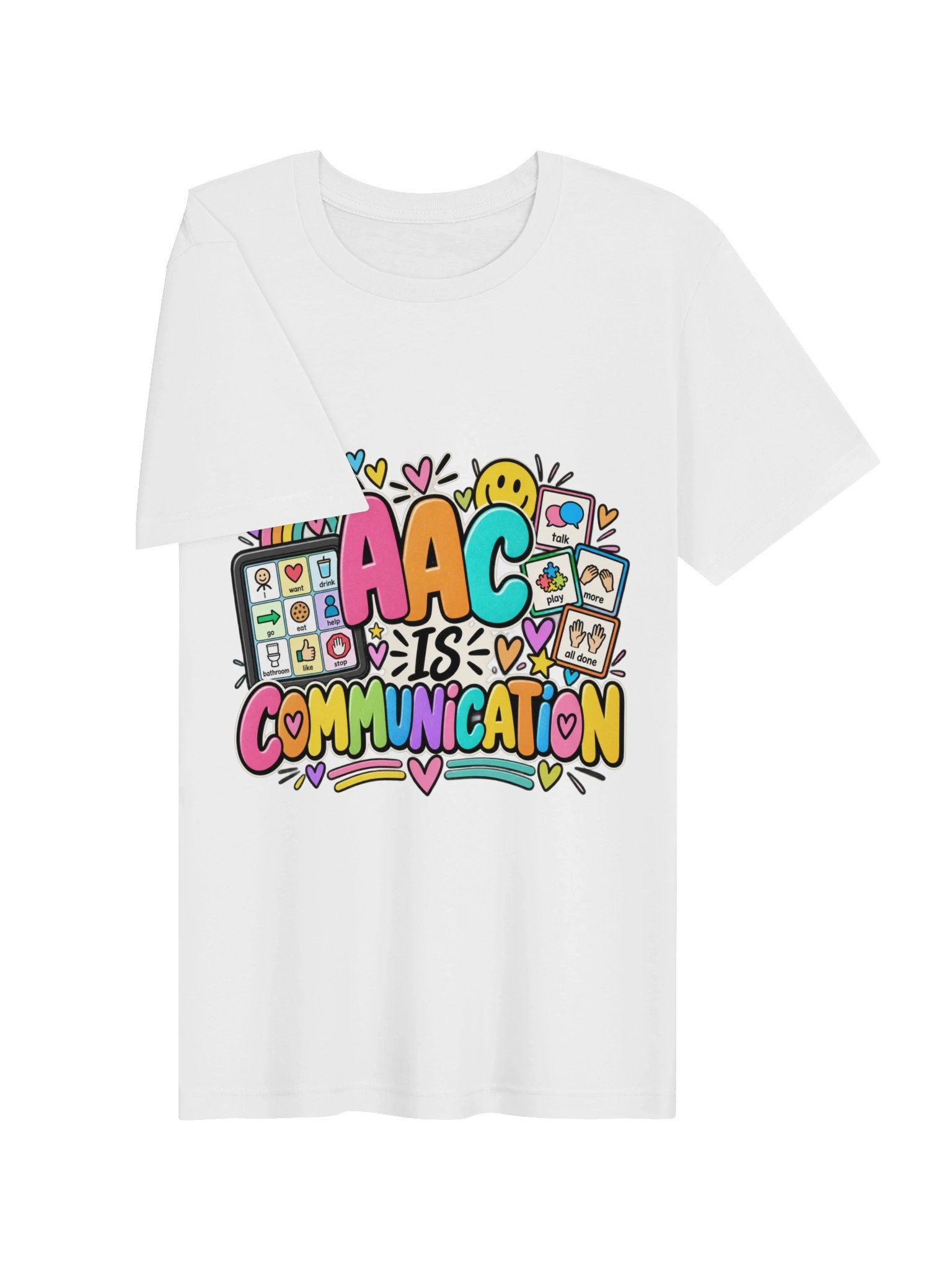 AAC Is Communication T-Shirt (POD Ready) product image (9)