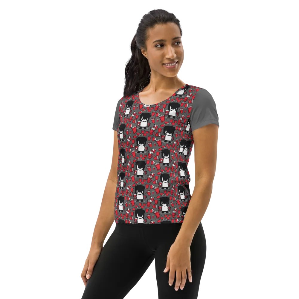 Cartoon Character All-Over Print Athletic Tee product image (3)