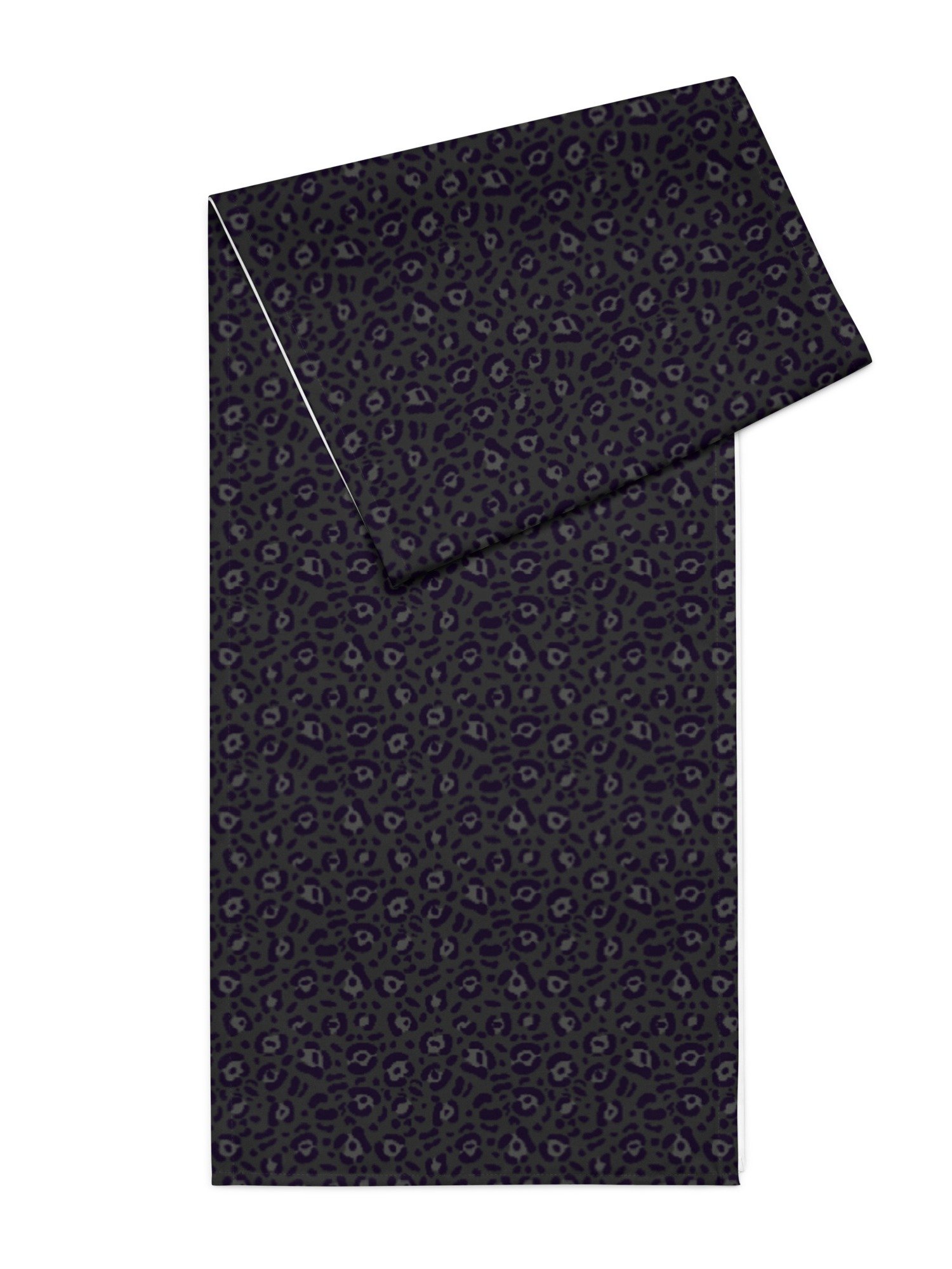 Black Leopard Print Table Runner for Home Decor product image (2)