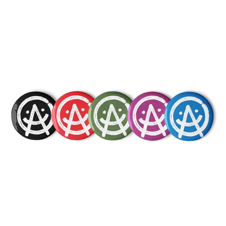 Practice Mindful Anarchy Pins product image (1)