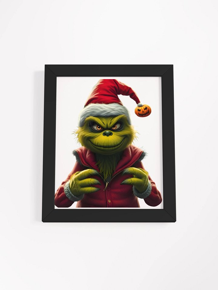 GrinchyGamer101 SpookyGrinchy Framed Poster product image (3)