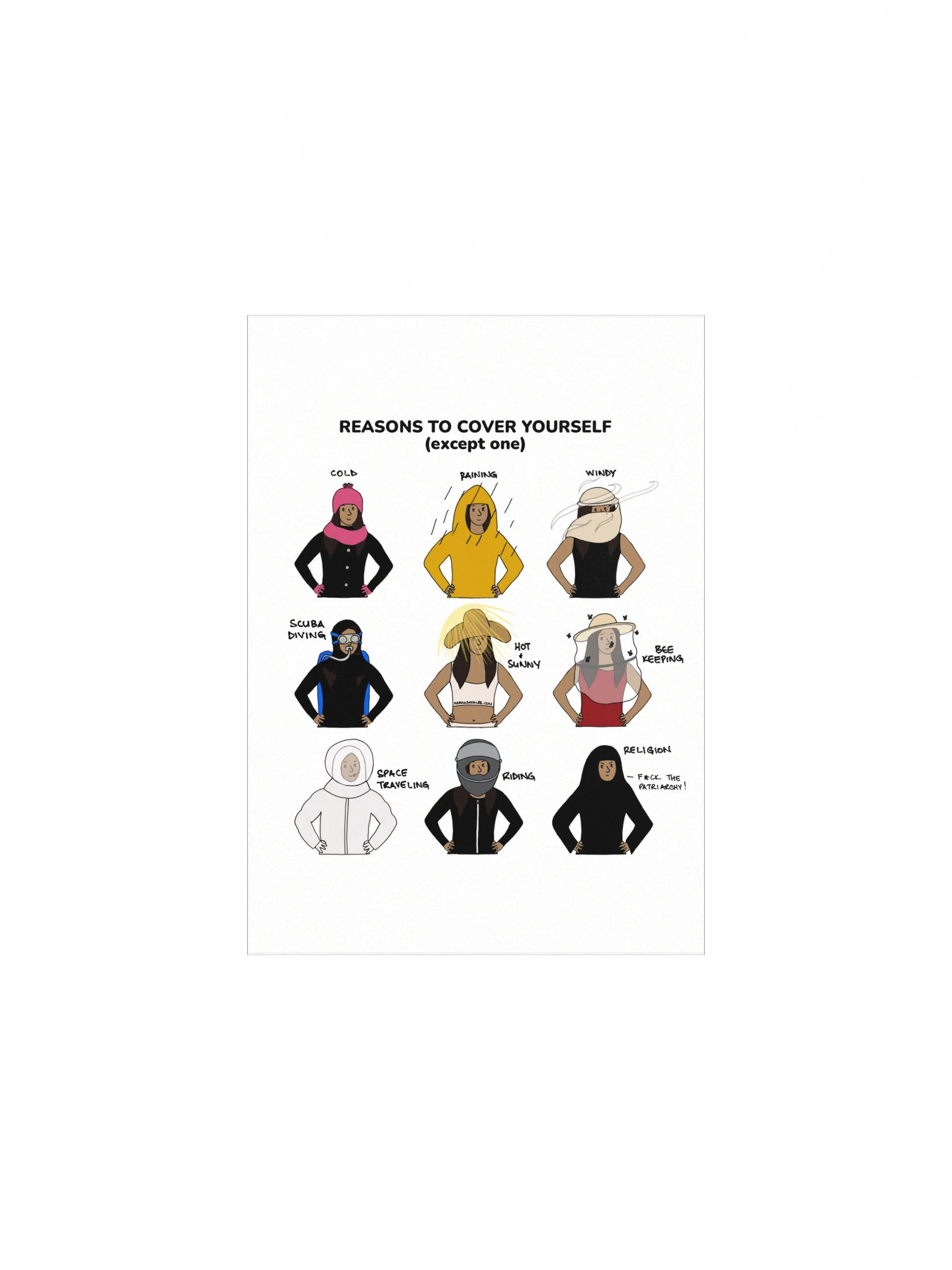 Reasons to Cover Yourself Poster product image (1)