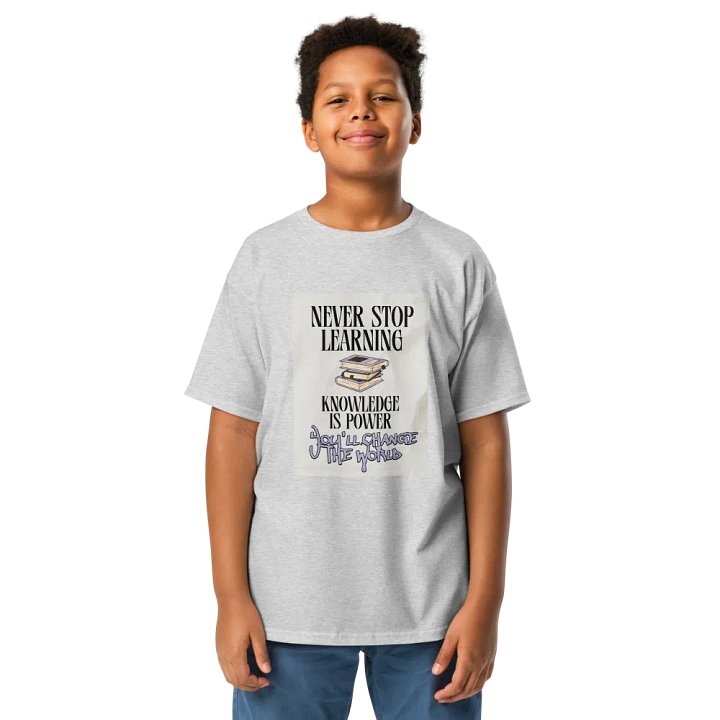 Never Stop Learning Kids' Tee product image (1)