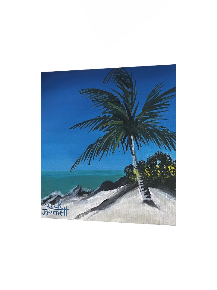 Rick Burnett Fort Zach Beach Square Poster product image (2)