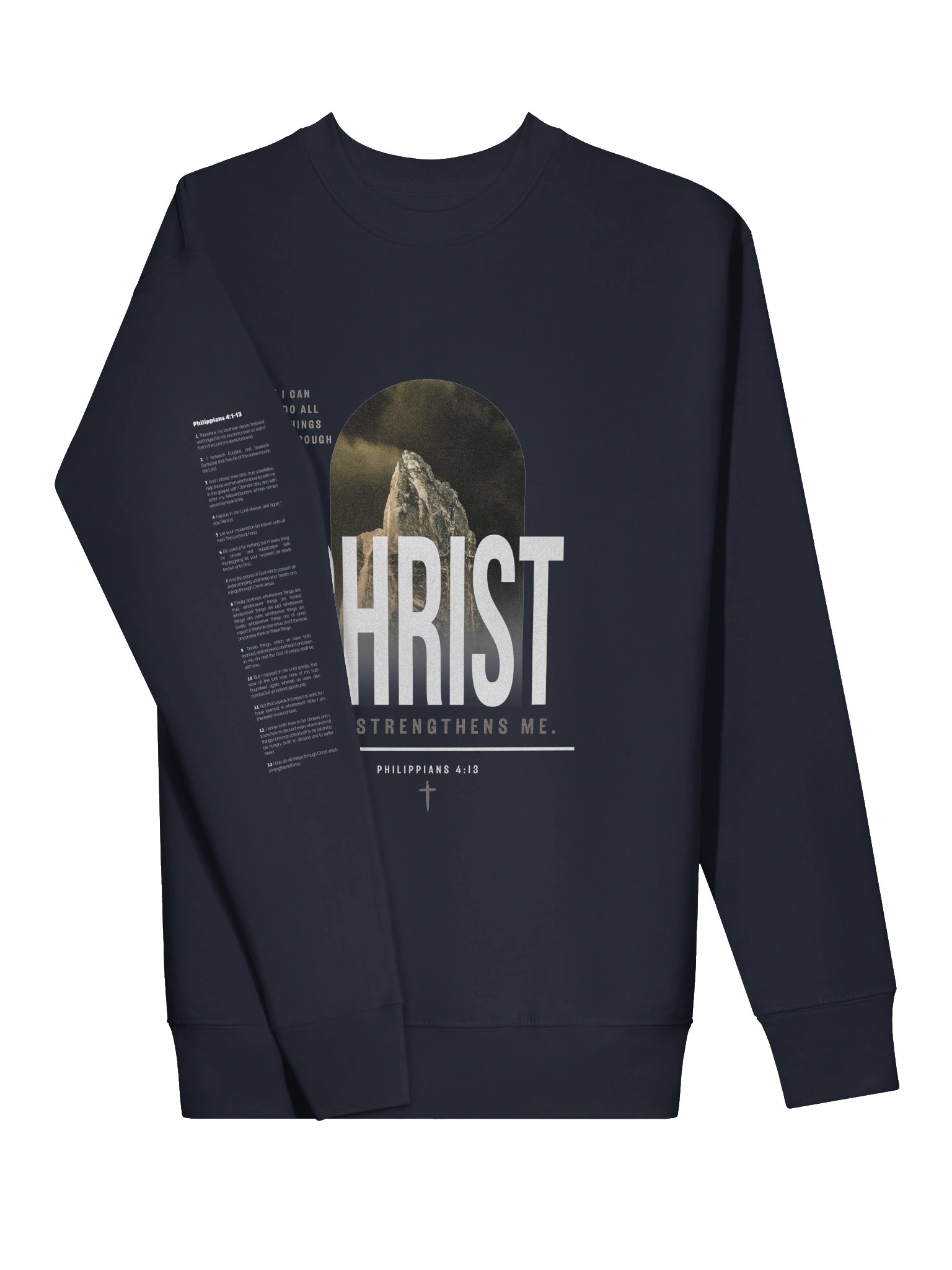 Philippians 4:13 - Cotton Heritage Premium Sweatshirt by Cotton Heritage product image (9)