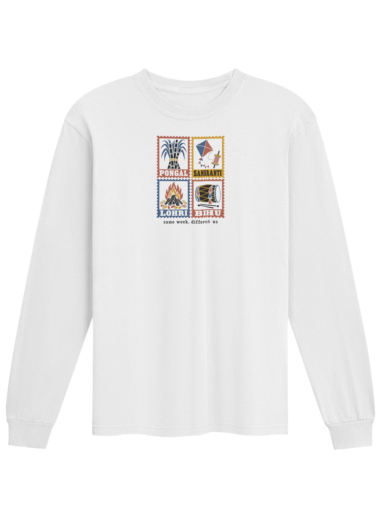 Pongal · Sankranti · Lohri · Bihu (Long Sleeve, Front) product image (1)