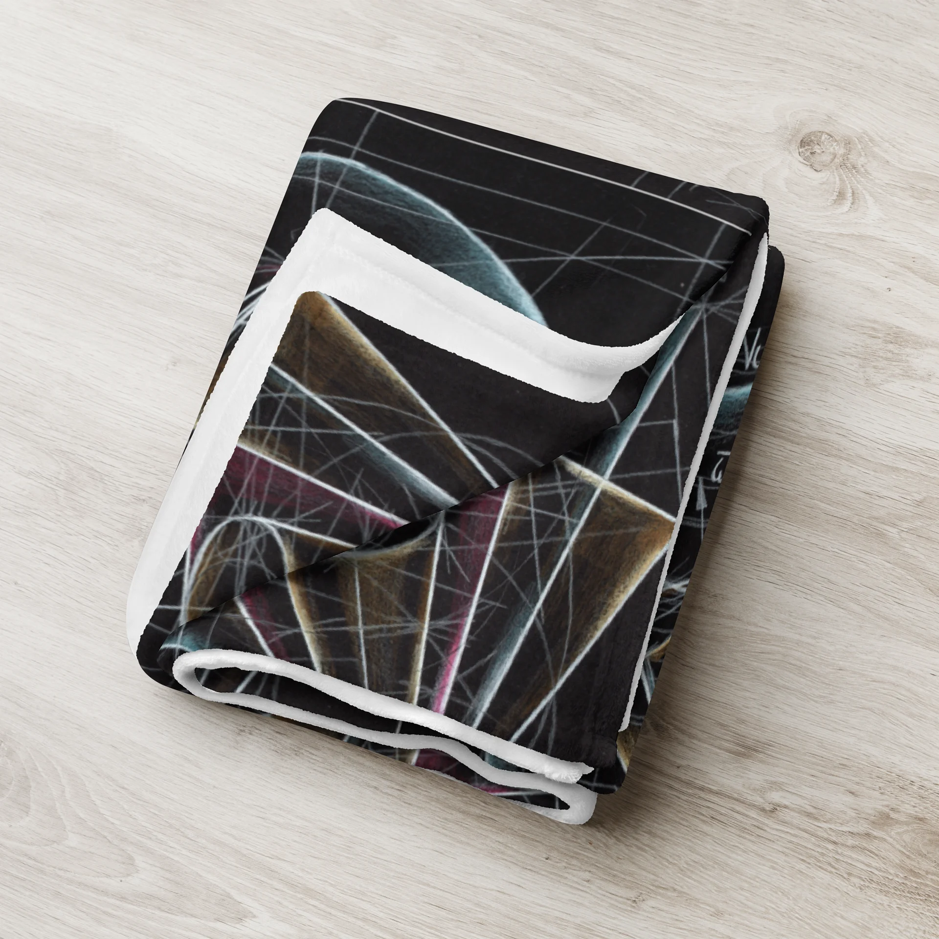 Gyroscope Motion - Geometric Physics Art Blanket product image (6)