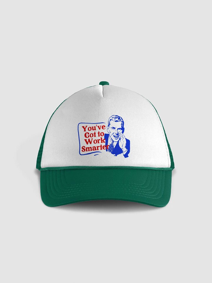Work Smarter Fitted Trucker Hats product image (1)