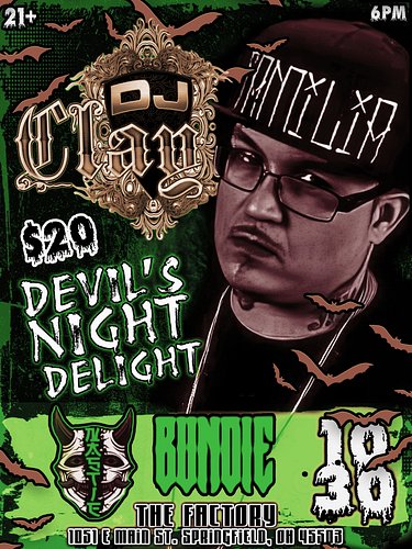 Devils Night Oct 30th !! Let’s rock out !!! Springfield OH !!
