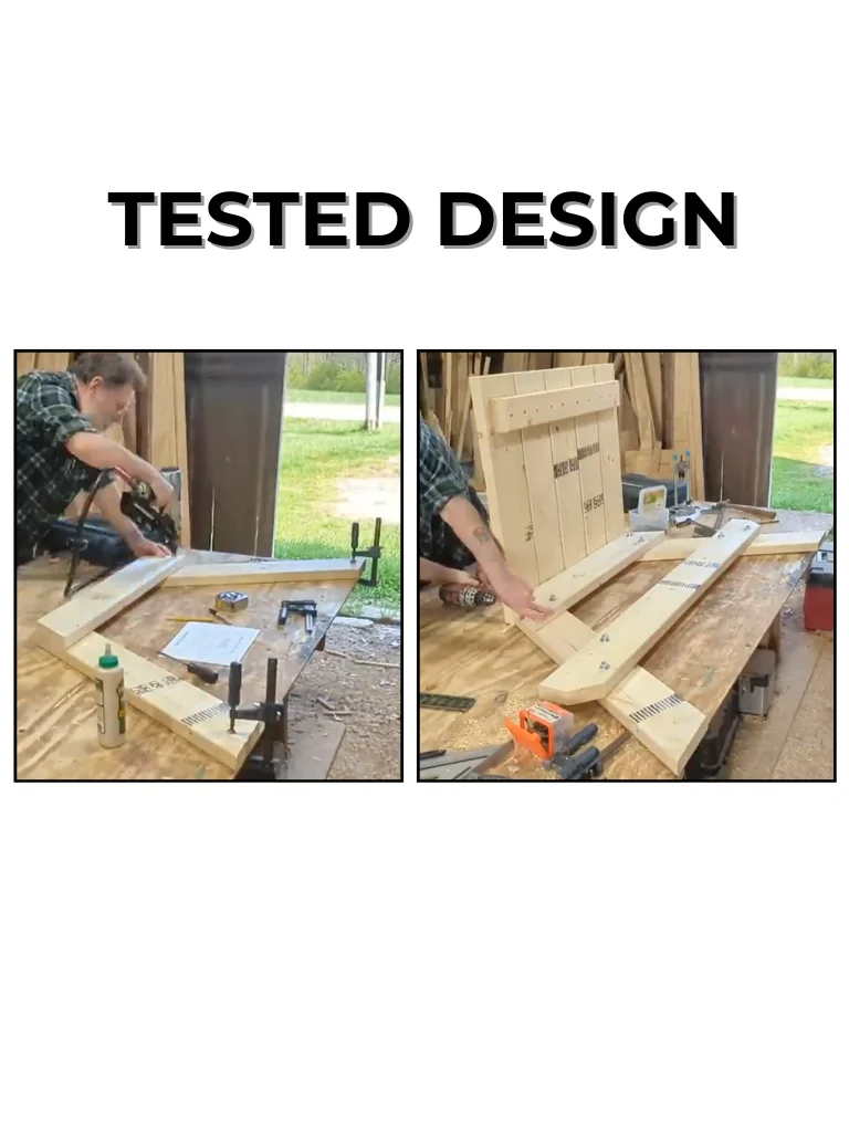 2 Person Picnic Table: DIY Build Plans & Construction Guide product image (7)