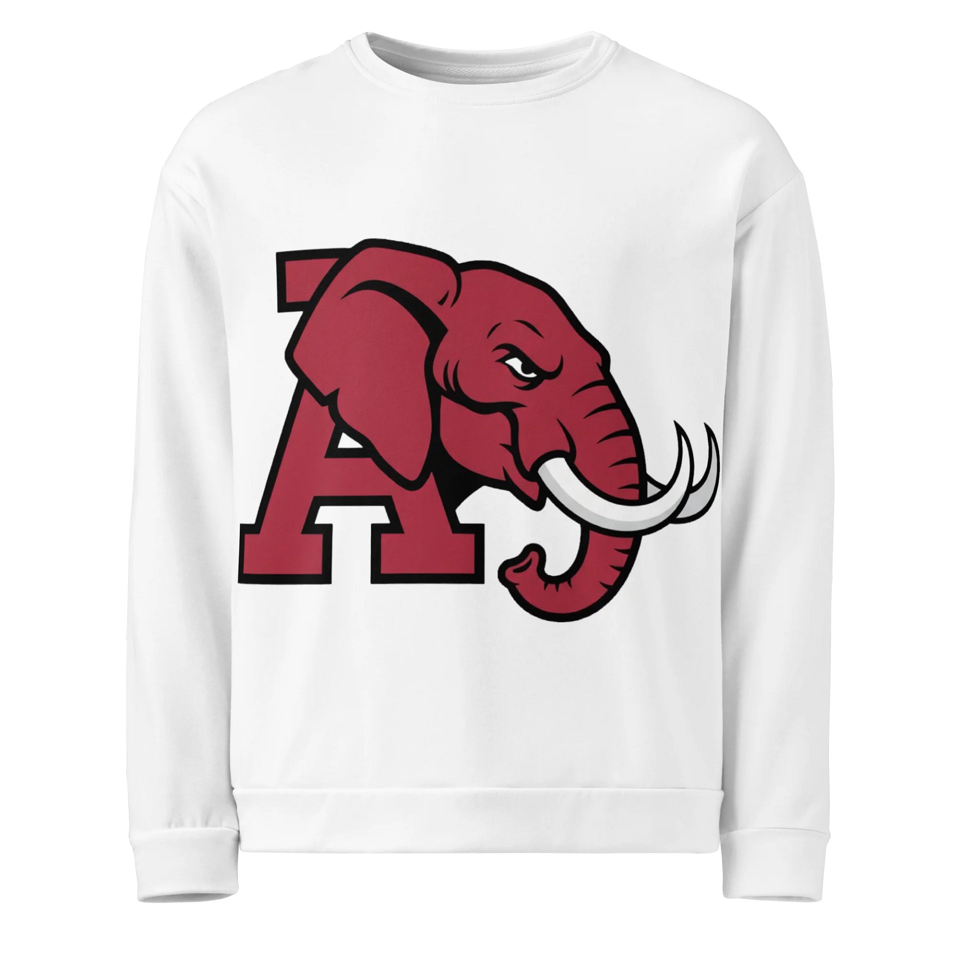 Red Elephant A-Head All-Over Print Sweatshirt product image (1)