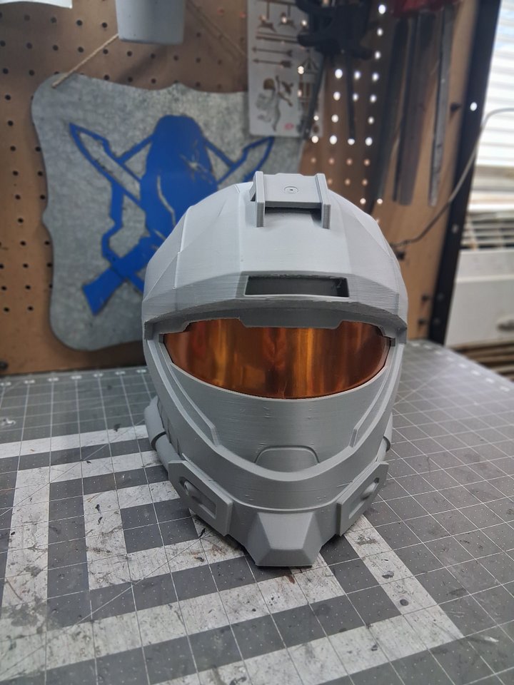 Reach recon Helmet life size 3D Printed Prop/ raw Assembled helmet+visor product image (2)
