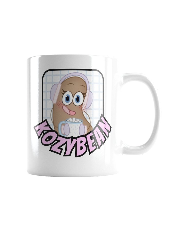 Thanksgiving Blue on Pink Bean White Mug product image (6)