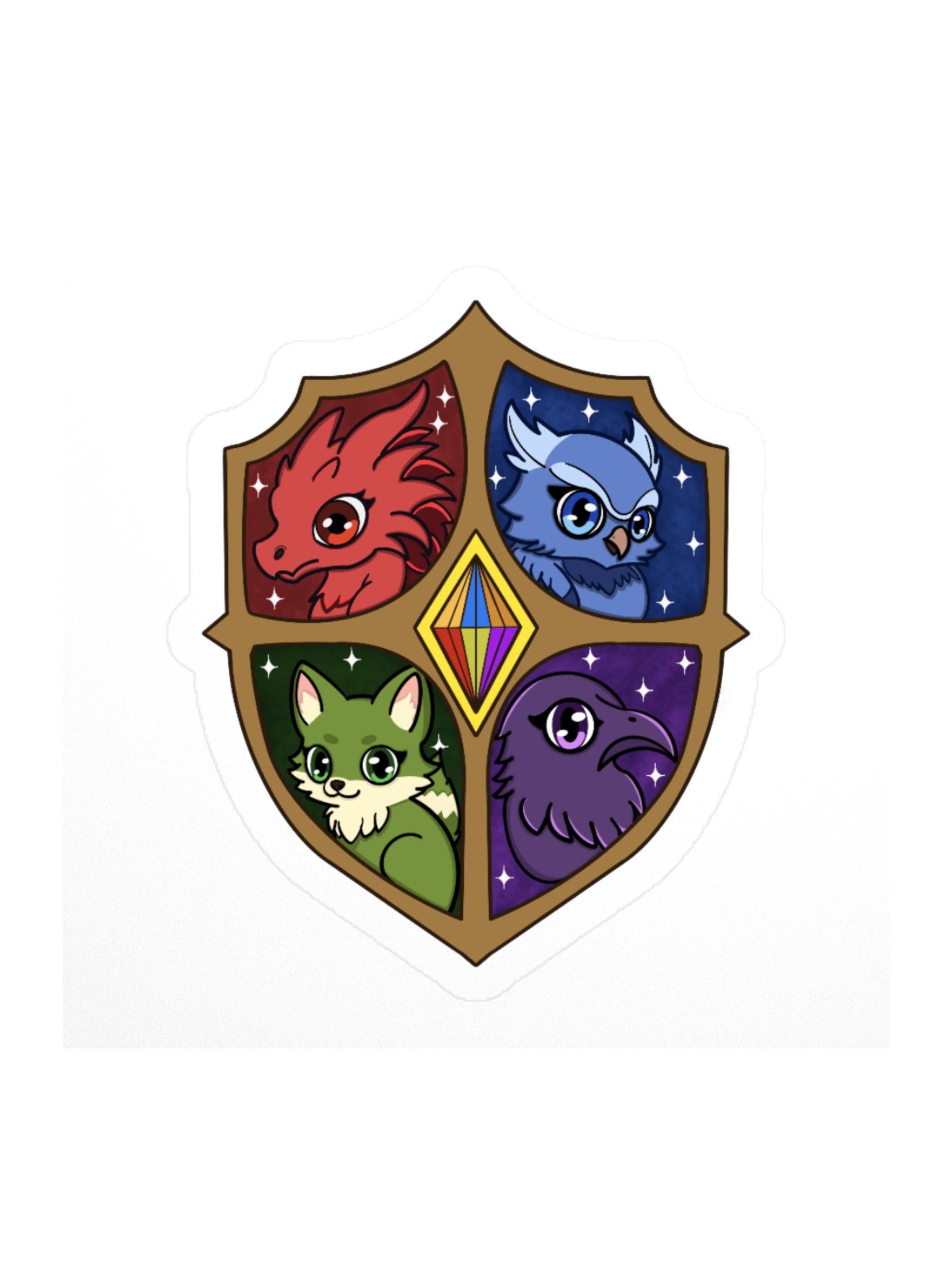 Kaleida Crest Stickers product image (1)