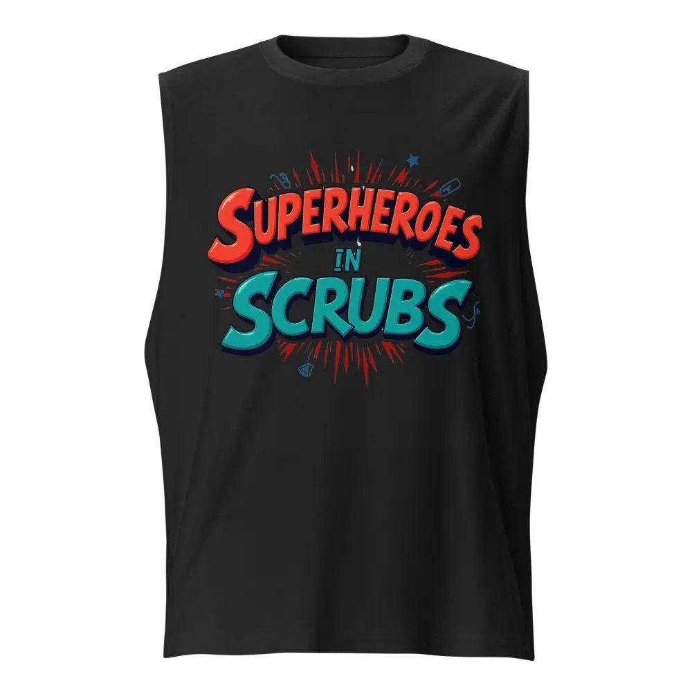 Superheroes in Scrubs Muscle Tank product image (1)