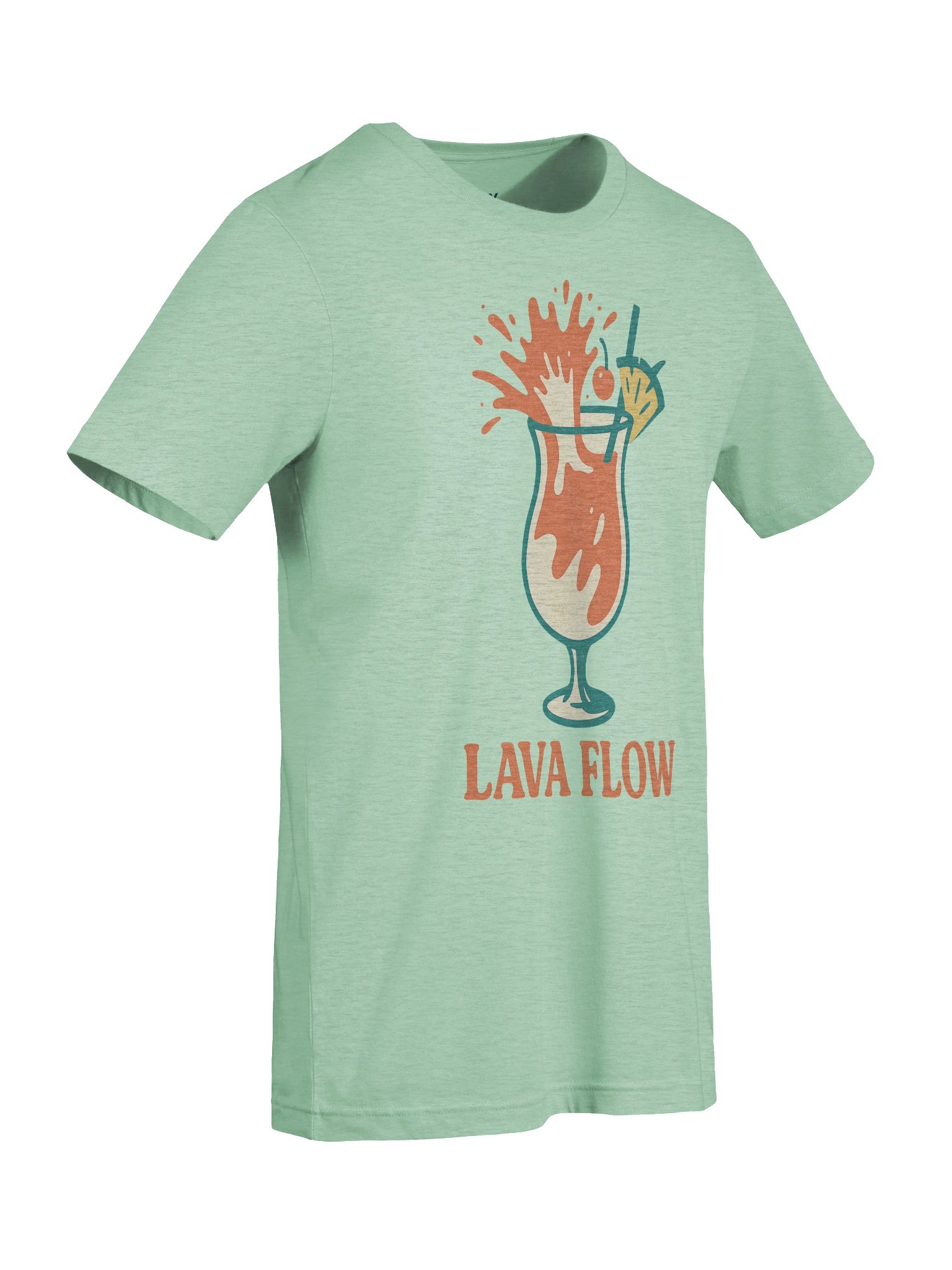 Lava Flow Cocktail Glass T-Shirt product image (43)