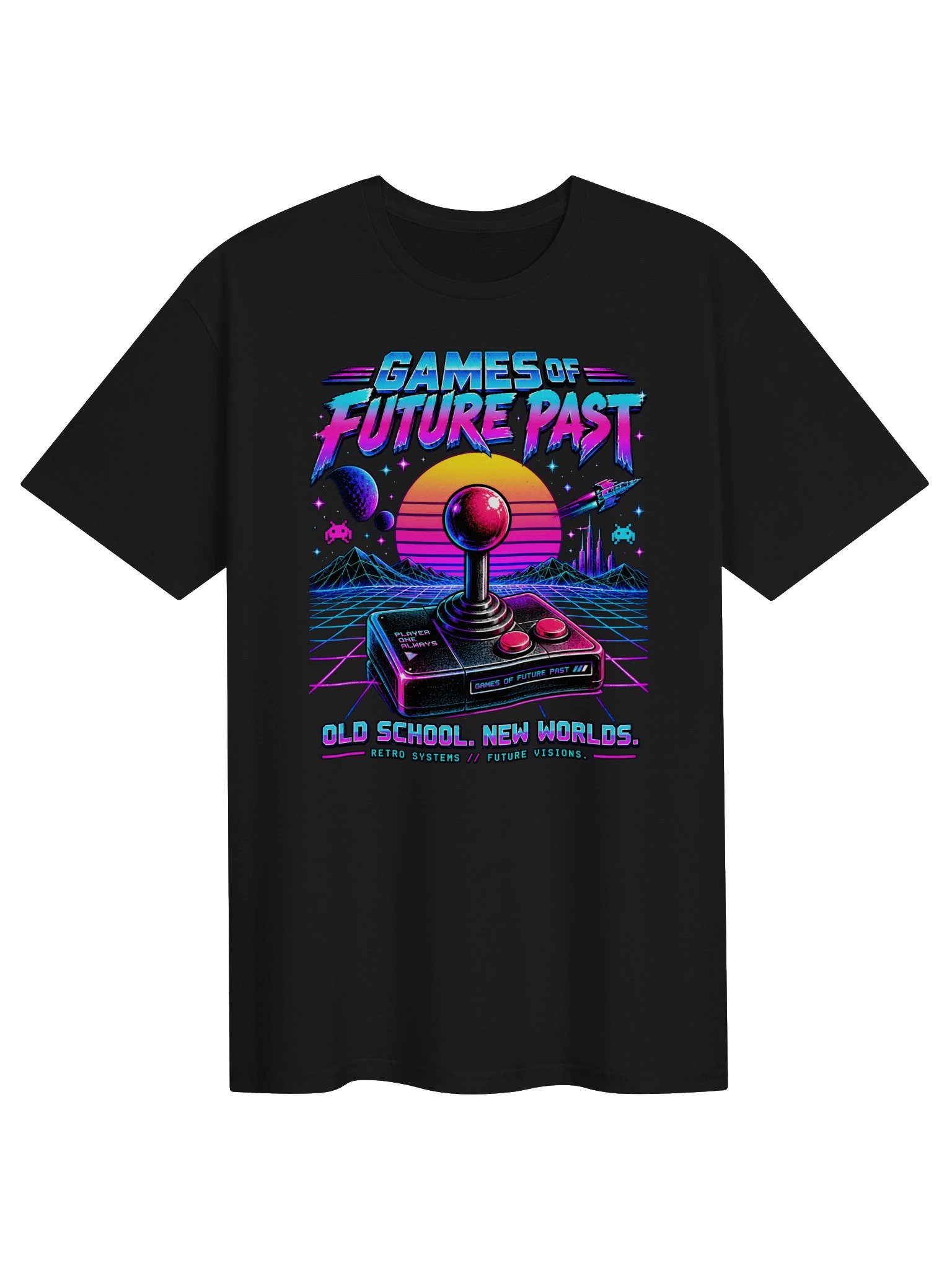 Games of Future Past Retro Arcade Tee product image (1)