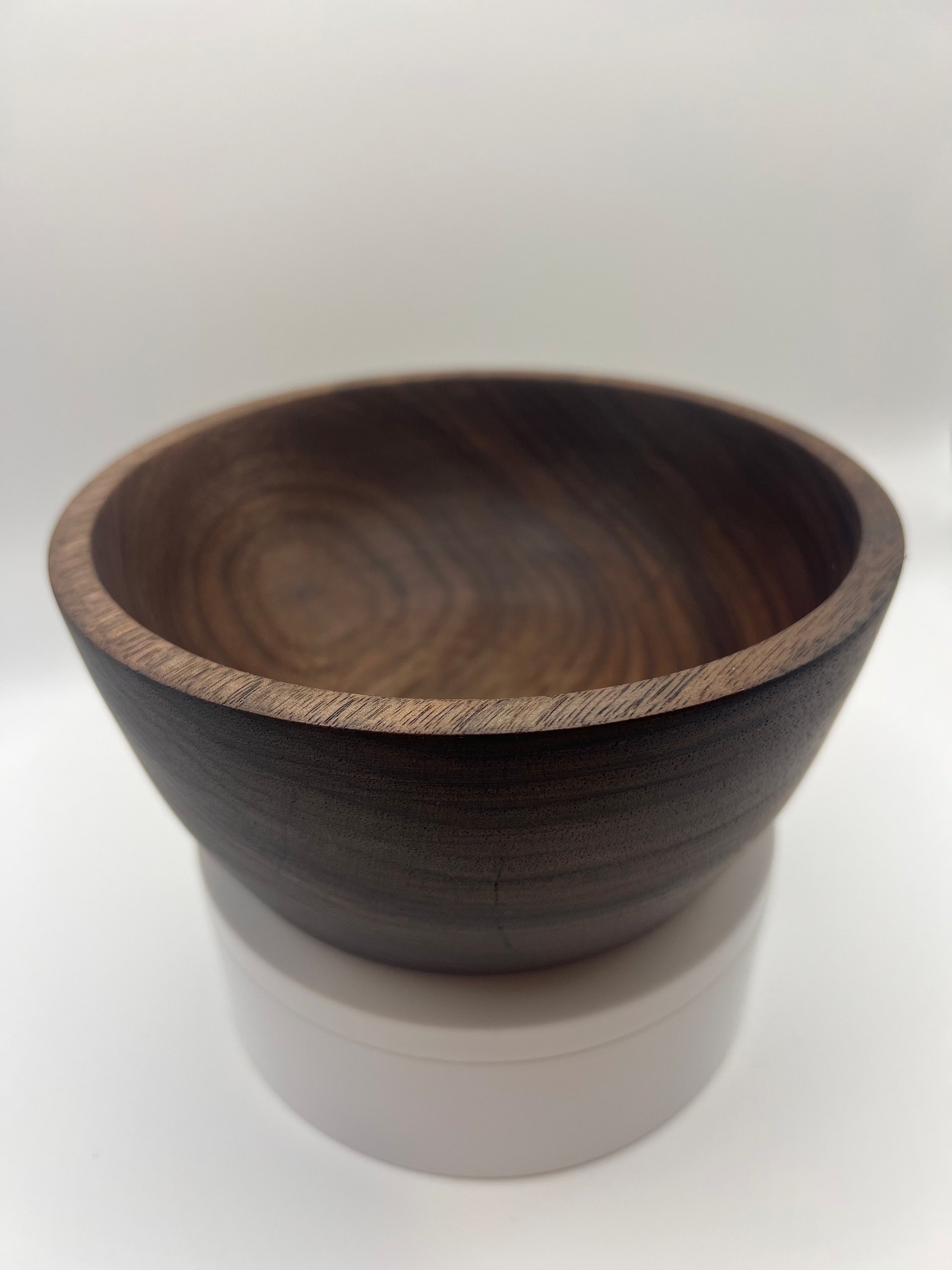 Hand-Turned Black Walnut Catchall Bowl – 5.5" x 2.75" product image (6)