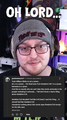 Schooling Toxic Resident Evil Fans...