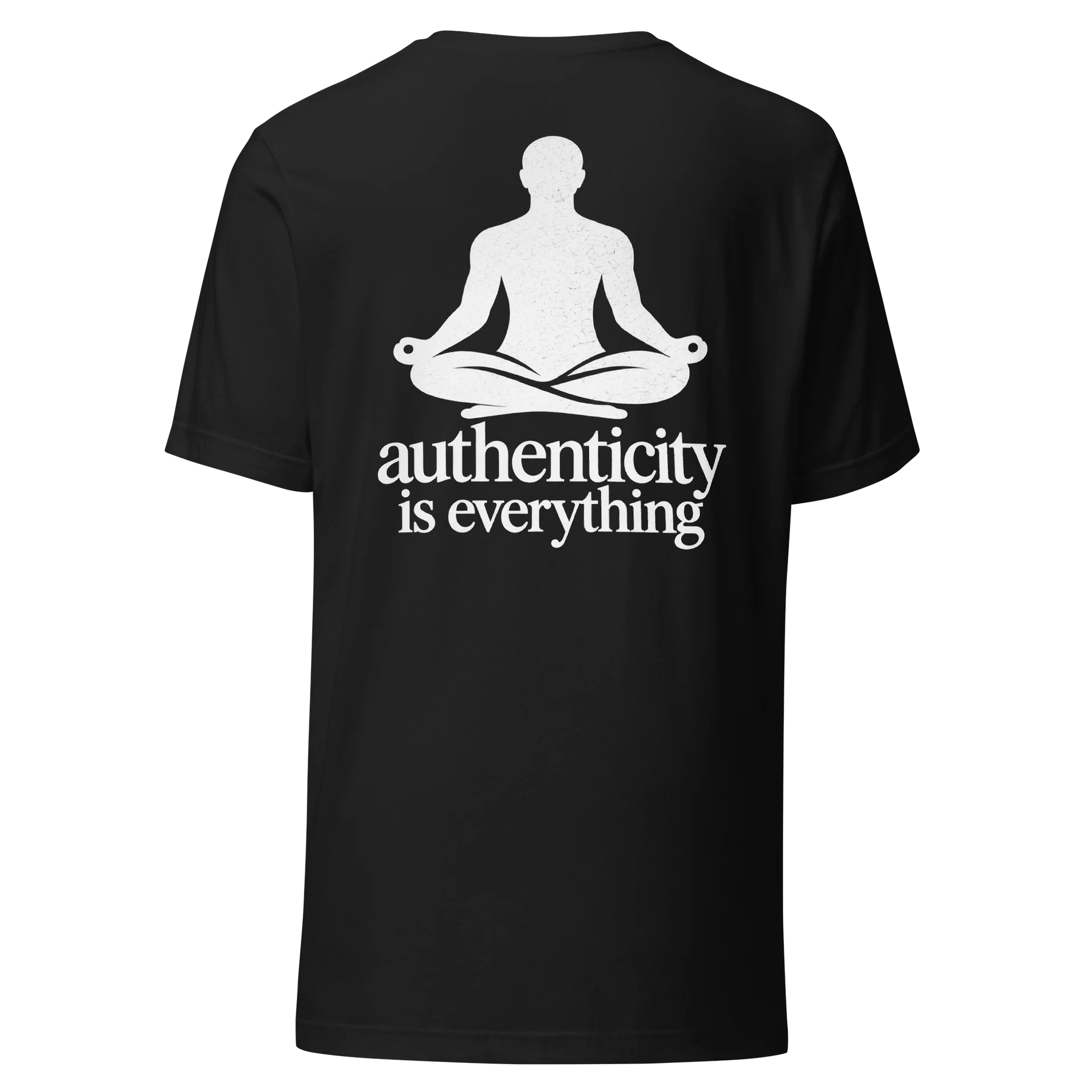 Authenticity Meditation logo tshirt product image (1)
