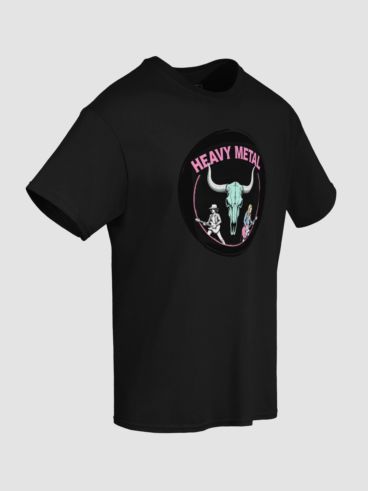 Riff Riders: Skull & Strings Syndicate - Heavy Metal - M-ART & DESIGN Tee product image (8)