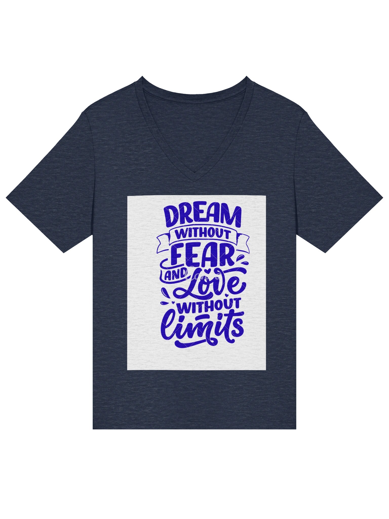 Dream Without Fear V-Neck Tee product image (2)