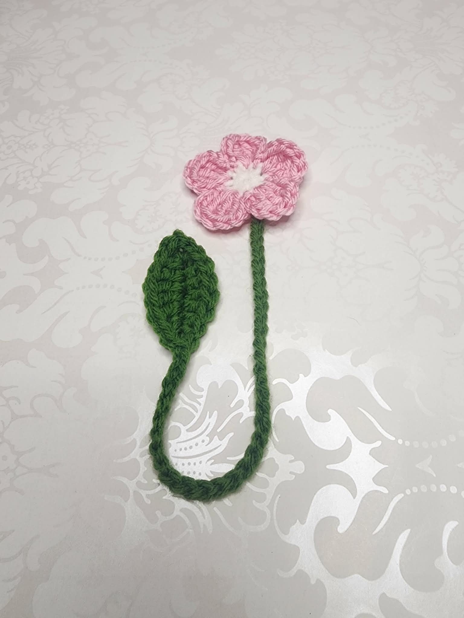 Crochet Flower Bookmark product image (4)